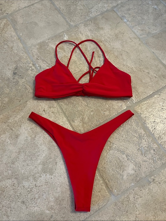 Skatie Other - Skatie Freedom red bikini set